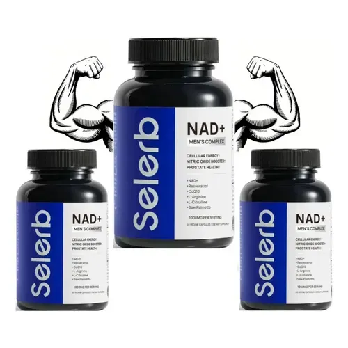 Selerb NAD+ Men's Complex (1000mg) – Potência Celular e Vigor Masculino