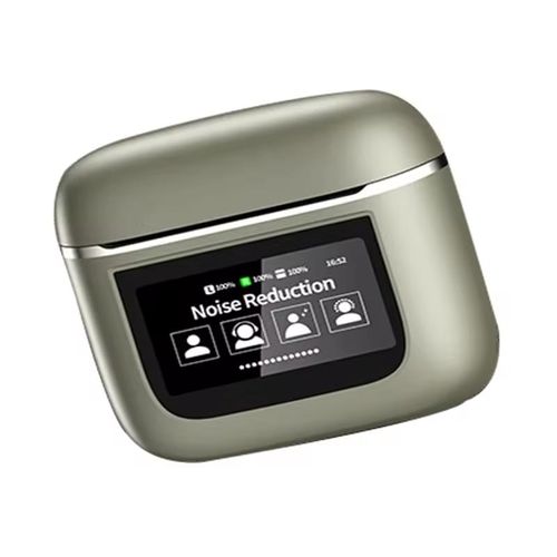 Fone de Ouvido Bluetooth TWS com Tela Inteligente (Smart Screen Control).