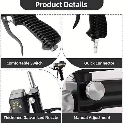 Pistola de Jateamento de Areia por Gravidade