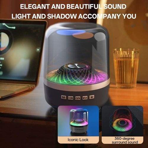 Caixa de Som Bluetooth Big Diamond com LED RGB