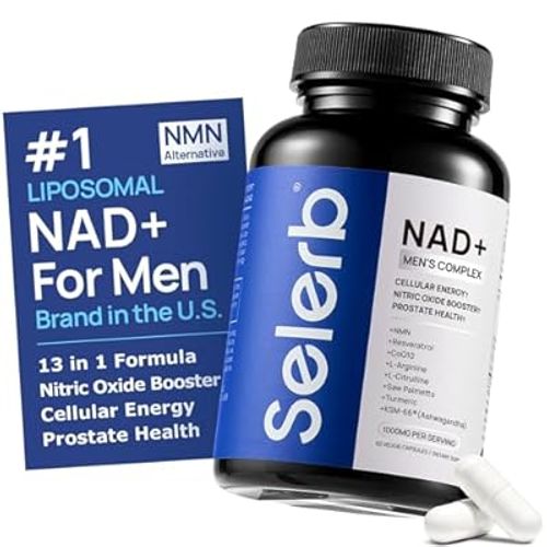 Selerb NAD+ Men's Complex (1000mg) – Potência Celular e Vigor Masculino