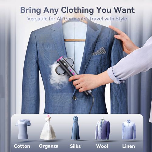 👔 Mini Ferro de Passar e Vaporizador Portátil – Roupas Perfeitas em Qualquer Lugar