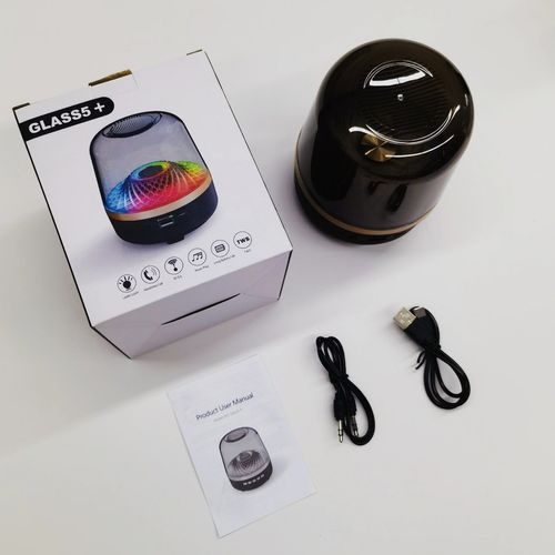 Caixa de Som Bluetooth Big Diamond com LED RGB