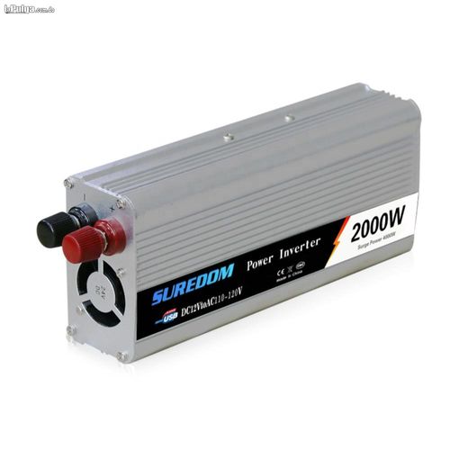 Inversor de Potência Suredom 2000W (Pico 4000W) - DC 12V para AC 220V~230V