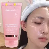 Mascara facial de colágeno para uso noturno