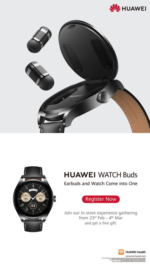Relógio HUAWEI WATCH Buds