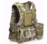 Colete tático camuflado