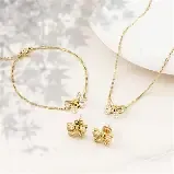 Kit de joias de aço inoxidável