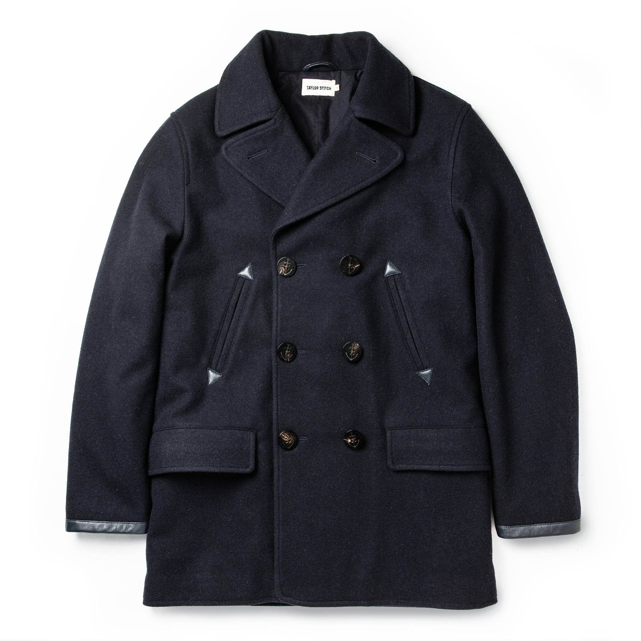 Uacnc Mendocino Peacoat in Navy Wool