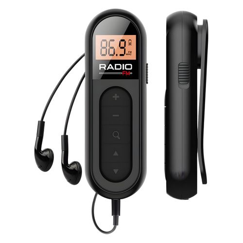 Portable Mini Radio with Headphones – Easy-to-Use, Stable Signal, Long Battery Life | Ideal Gift for Parents & Elders