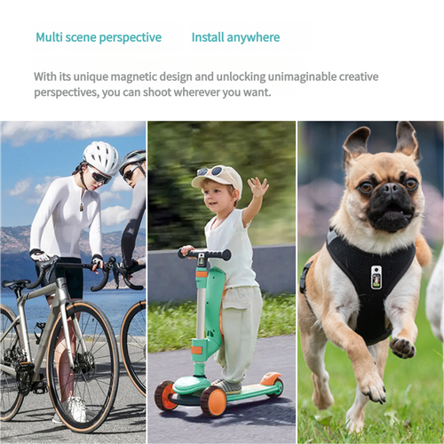Mini Thumb Camera 2.7K HD – 180° Flip Lens, Magnetic Mount, Lightweight 35g Action Camera