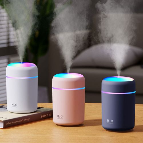 Colorful LED Cup Humidifier – USB Silent Aroma Diffuser for Home, Office & Car | Air Purifier & Cool Mist