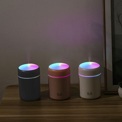 Colorful LED Cup Humidifier – USB Silent Aroma Diffuser for Home, Office & Car | Air Purifier & Cool Mist