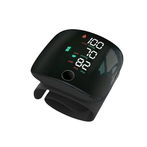 Wrist Blood Pressure Monitor – LED Display, Rechargeable, Portable, Accurate Home & Travel BP Tracker