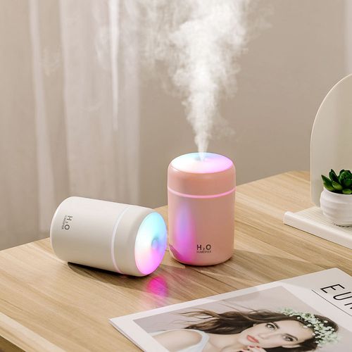 Colorful LED Cup Humidifier – USB Silent Aroma Diffuser for Home, Office & Car | Air Purifier & Cool Mist