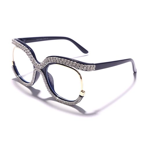 Luxury Diamond Studded Womens Sunglasses | Sparkling Rhinestone Fashion Glasses for Parties and Street Style