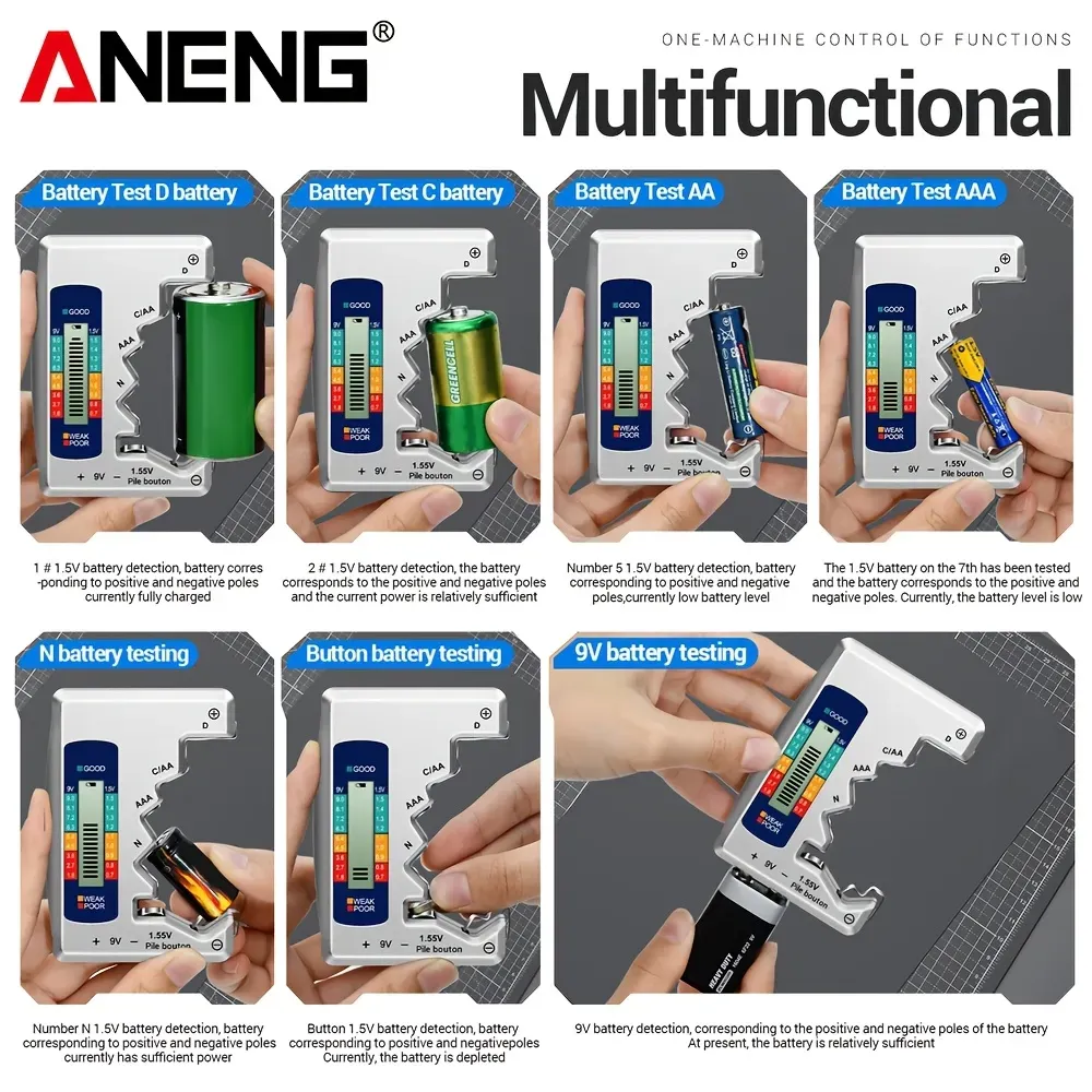 Universal battery tester