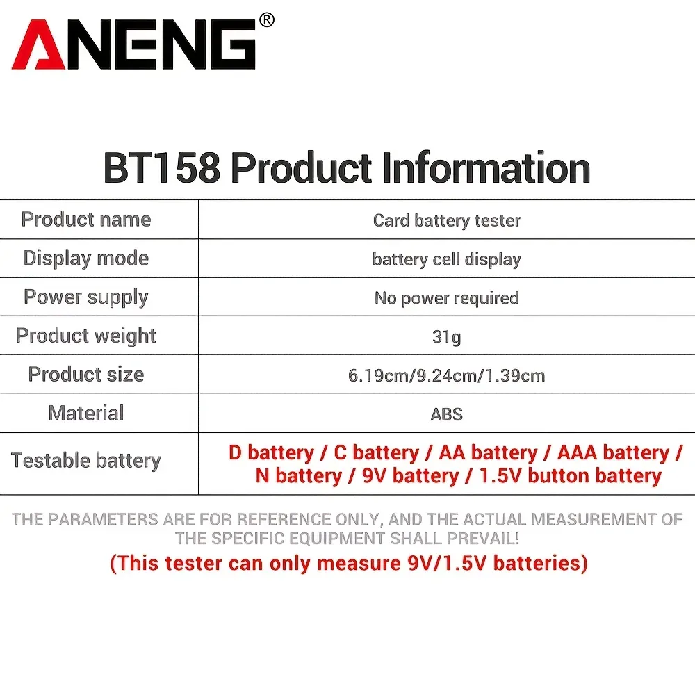 Universal battery tester
