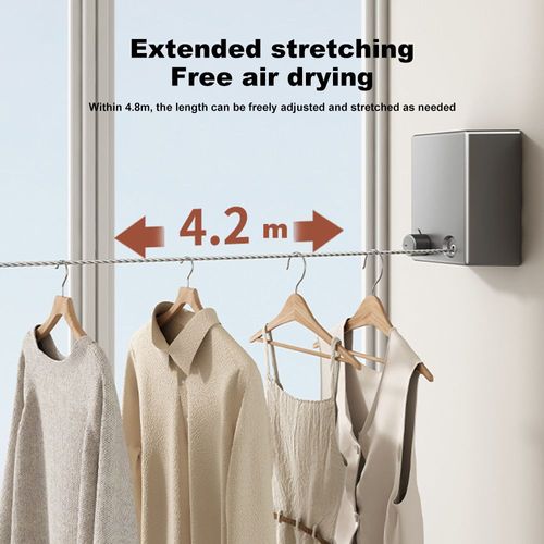 Invisible clothesline