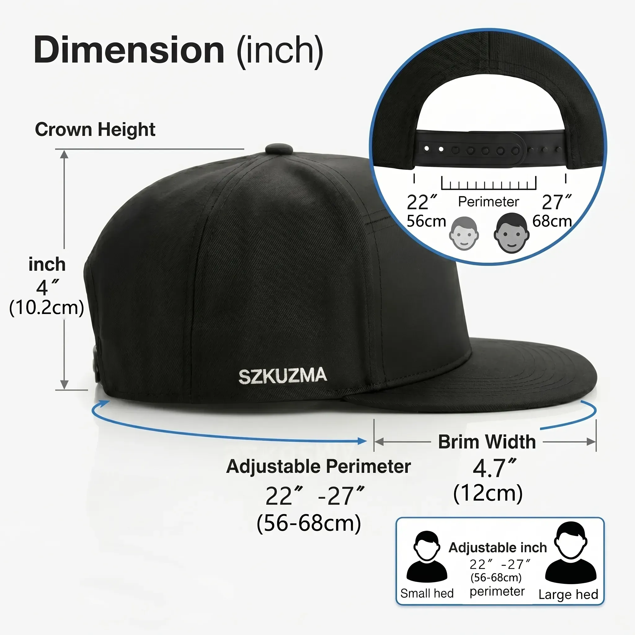 LED baseball cap