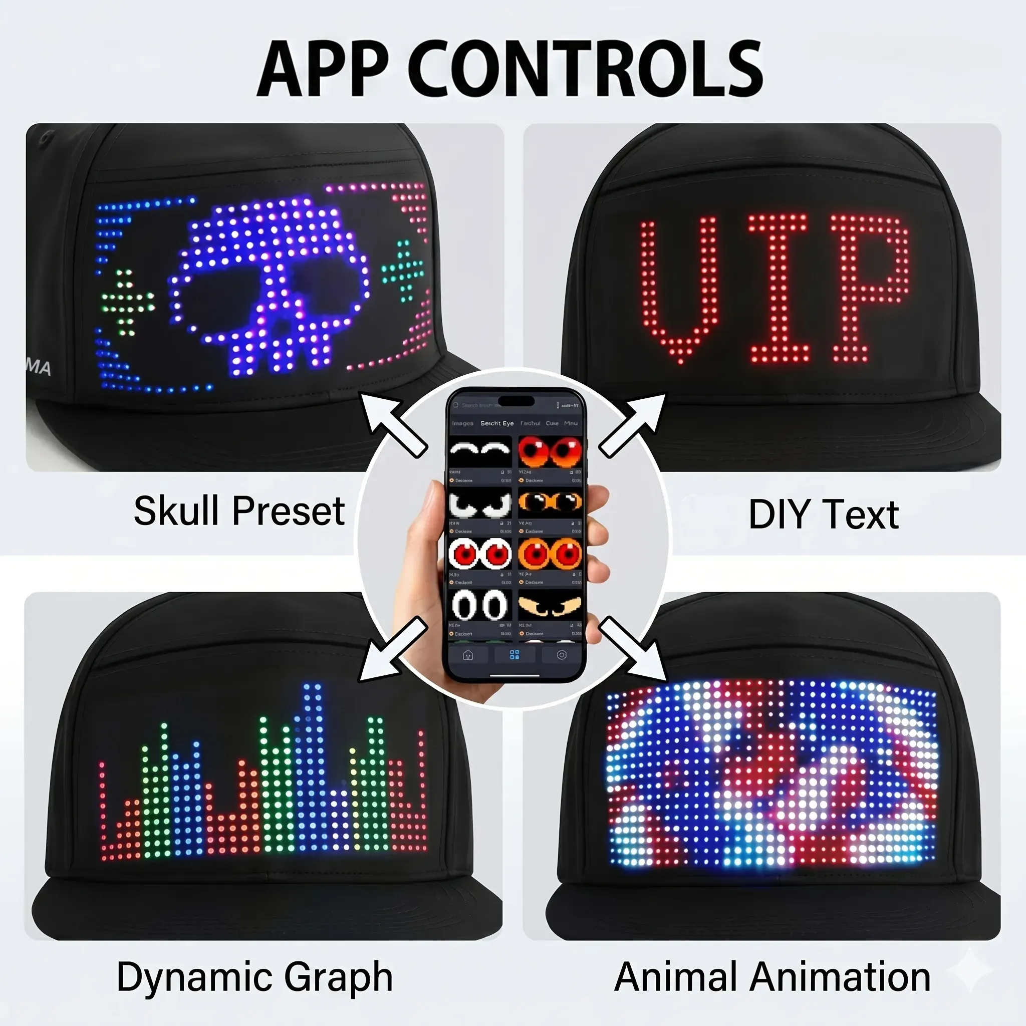 LED baseball cap