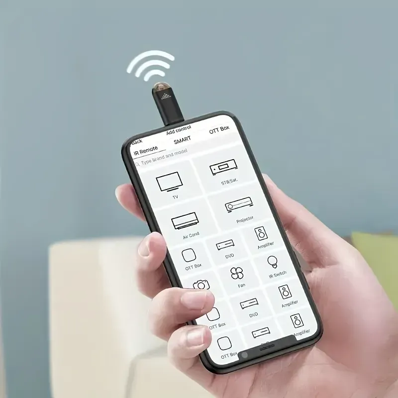 Mobile infrared remote control