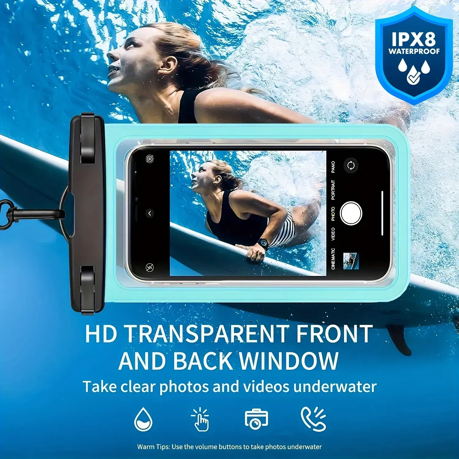 waterproof phone pouch