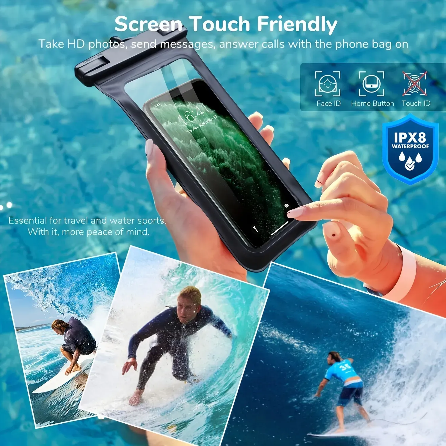 waterproof phone pouch