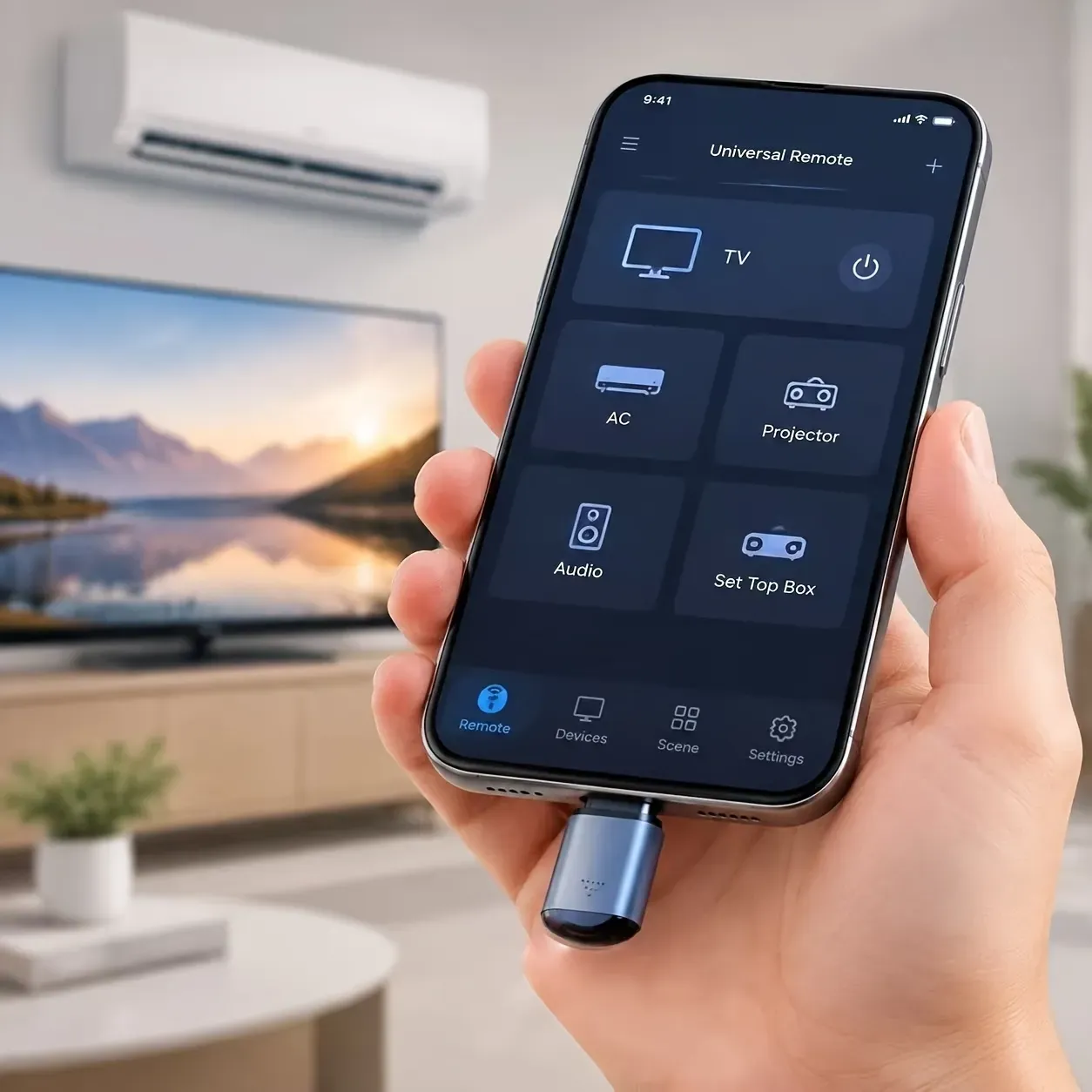 Universal Mini Infrared Remote Adapter