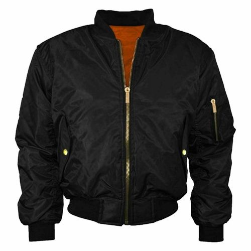 MA1 Mens Army Pilot Biker Bomber Fly Military Security Doorman Harrington Jacket