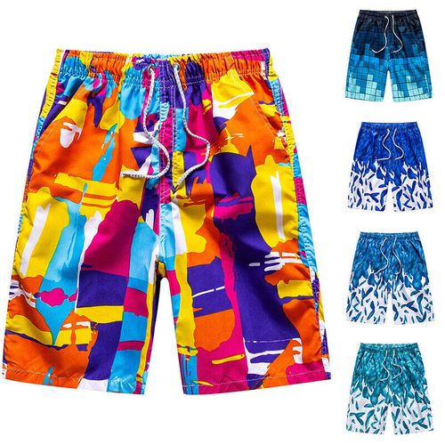 Mens Swimming Board Shorts Swim Surf Shorts Trunks Bermuda Beach Wear Quick Dry