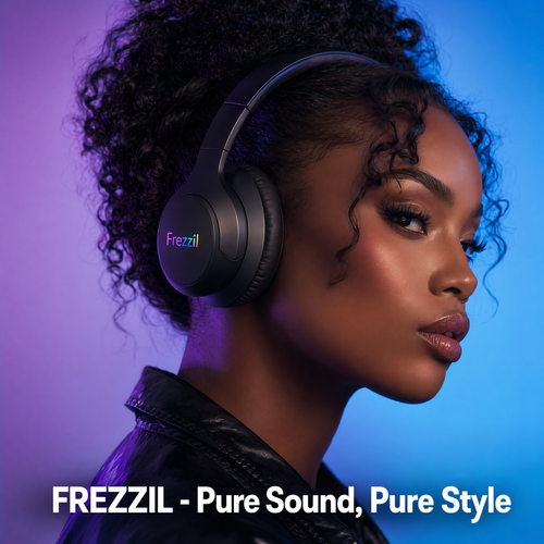Wireless TF-Card-Enabled Light-Up Sports Bluetooth Headphones