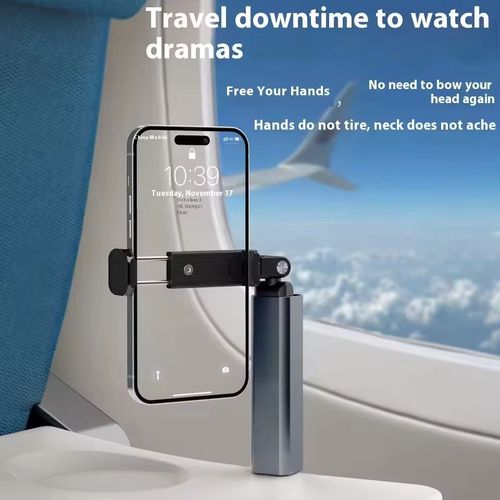 360° Rotatable Foldable Clamp Phone Holder