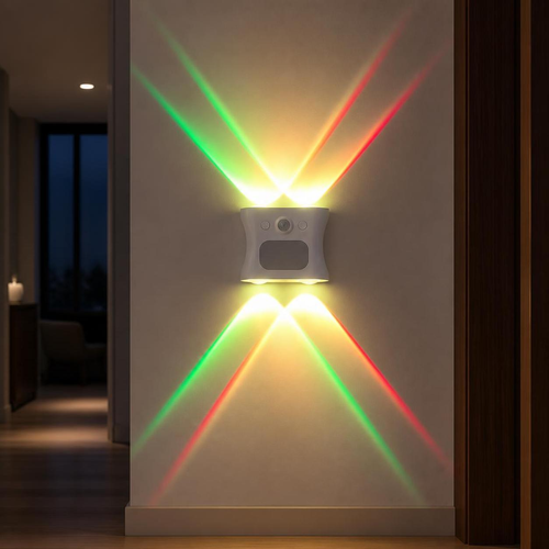 RGB Rechargeable Motion Sensor Night Light Magnetic LED Spotlight Gradient Atmosphere Lamp Wall Light for Closet Hallway