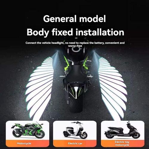 Motorcycle Projection Angel Wing Lights