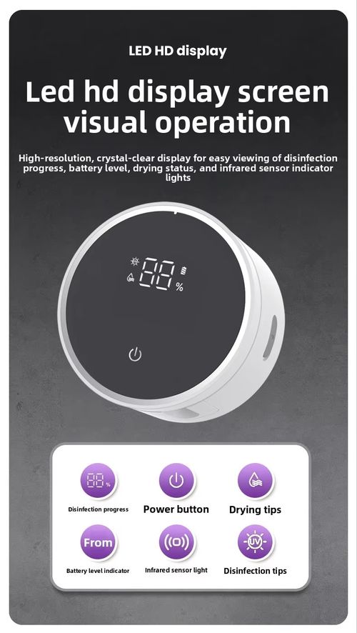 Wall Mounted Rechargeable UV Toothbrush Sterilizer