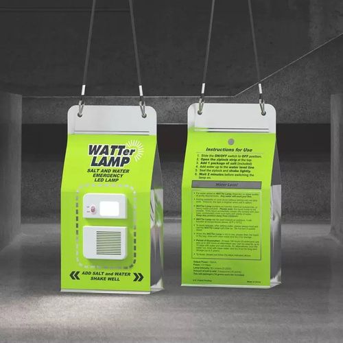 Work Hiking Waterproof Outdoor LED Tent Light Camping Lantern Salt and Water Salt Water Lamp