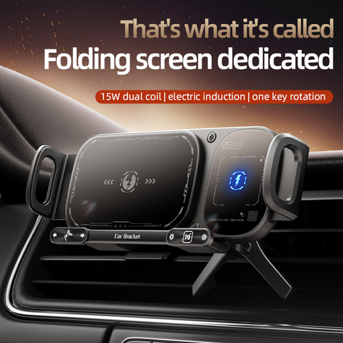 Electric Car Phone Holder with Wireless Charging