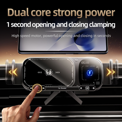 Electric Car Phone Holder with Wireless Charging