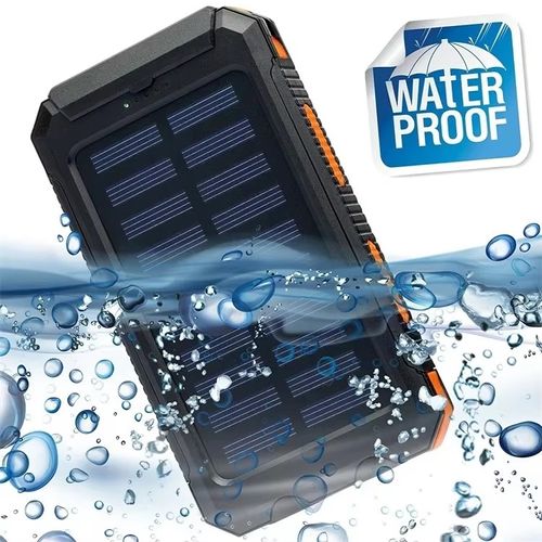 Super Capacity 20000 MAh Solar Waterproof Power Bank with Compass Powerbank Customized Logo Mobile Power for Cell Phones