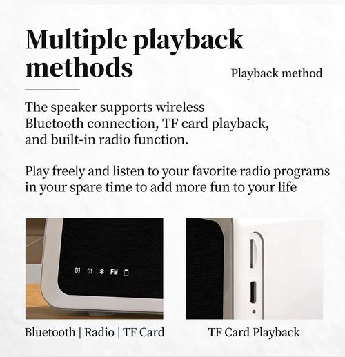 Wireless Bluetooth Speaker with Perpetual Calendar, Alarm Clock, and Temperature Display — Multifunctional Desktop Bluetooth Speaker