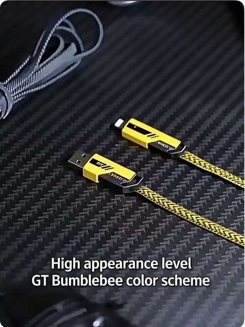 Mecha 4 in 1 Data Cable: Super Fast Charging Cord Dual Input, Dual Output