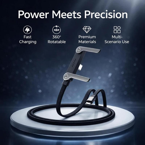 Invisible Stand Type-C Charger Cable