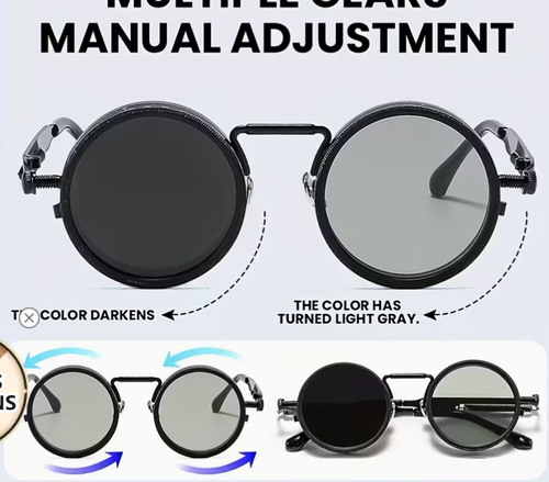 9-speed ND filter camera-style sunglasses