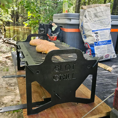 🔥Last Day Sale 49% OFF🔥Slot Grill - Collapsible BBQ Grill for Easy Storage Steel