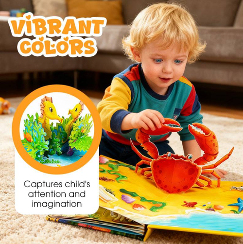 Animal 3D Early Education Book