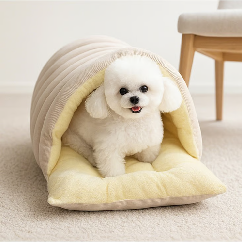 🐈Removable and washable winter closed-off cat bed💝