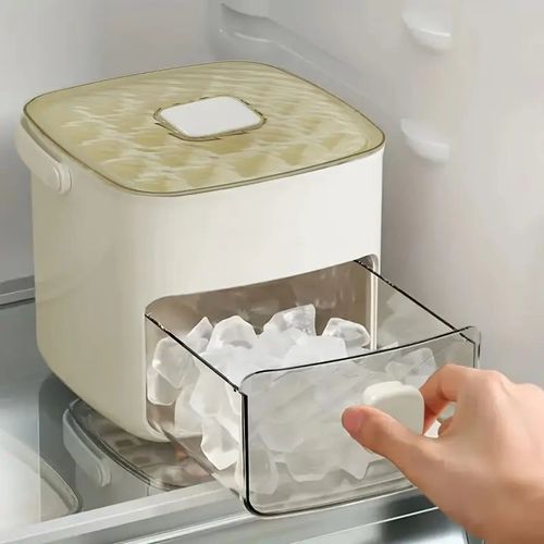 ❄️ One-Press Ice Cube Tray – Makes 48 Ice Cubes in Seconds