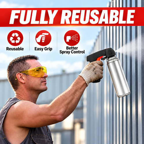 🔥Buy1Get1🔥🛠️ Reusable Aerosol Can Trigger – Comfortable Spraying for Paint Cleaning and DIY Work