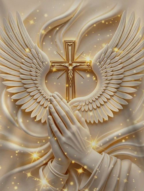py✝️ Mens Christian Cross Angel Wings T Shirt
